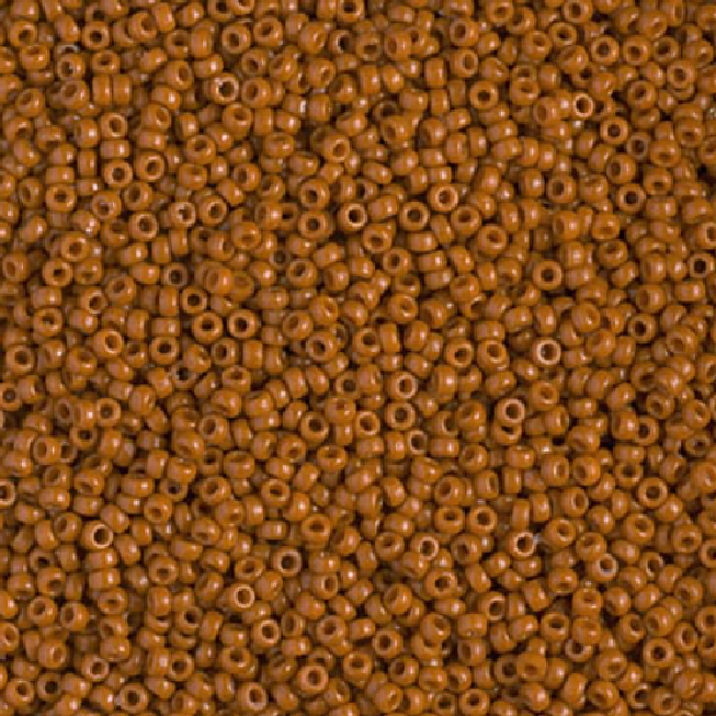 15-4458 Duracoat Opaque Persimmon, Miyuki Seed Bead 15/0