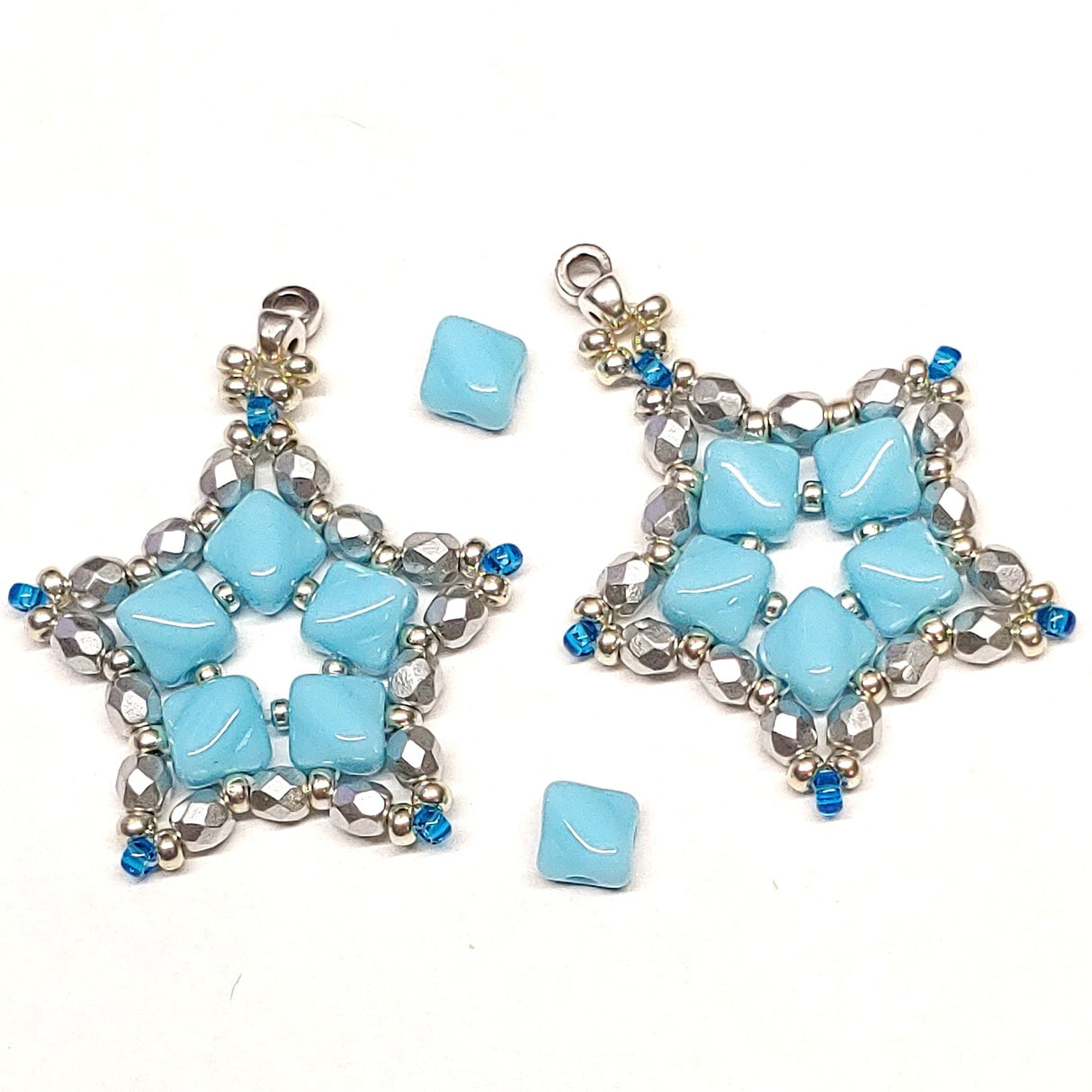5mm Mini Silky Bead, 2 Hole Czech Glass-40 Beads