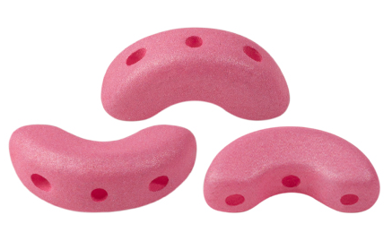 Arcos par Puca Autumn Matte Collection, 3-Hole 5X10MM Czech Glass, 30 Beads - Choose a Color