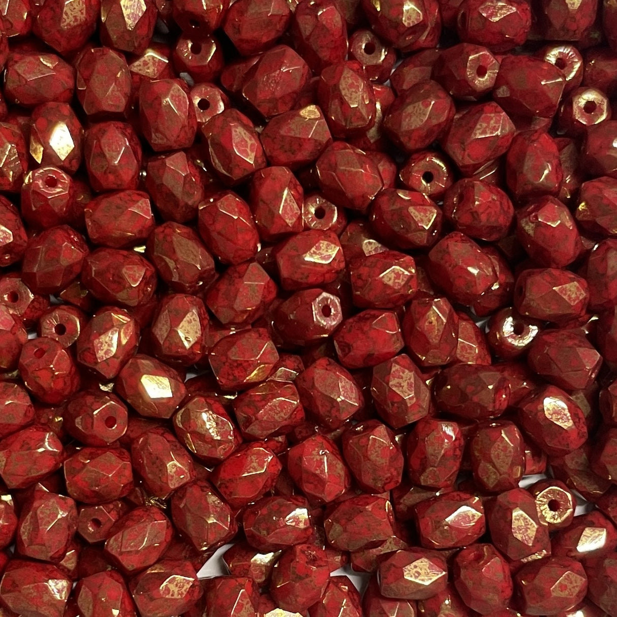 Baros par Puca Cherry Bronze, 10 Grams, Approx. 38 Beads