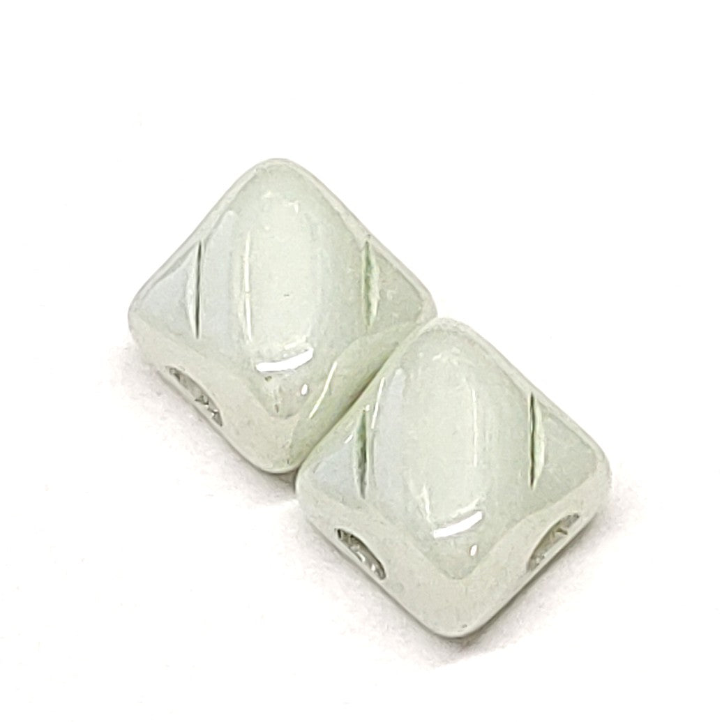 5mm Mini Silky Bead, 2 Hole Czech Glass-40 Beads