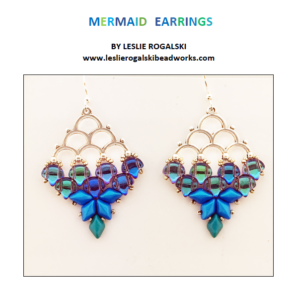 Mermaid Earrings Pattern