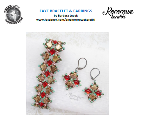 Faye Bracelet & Earrings Pattern