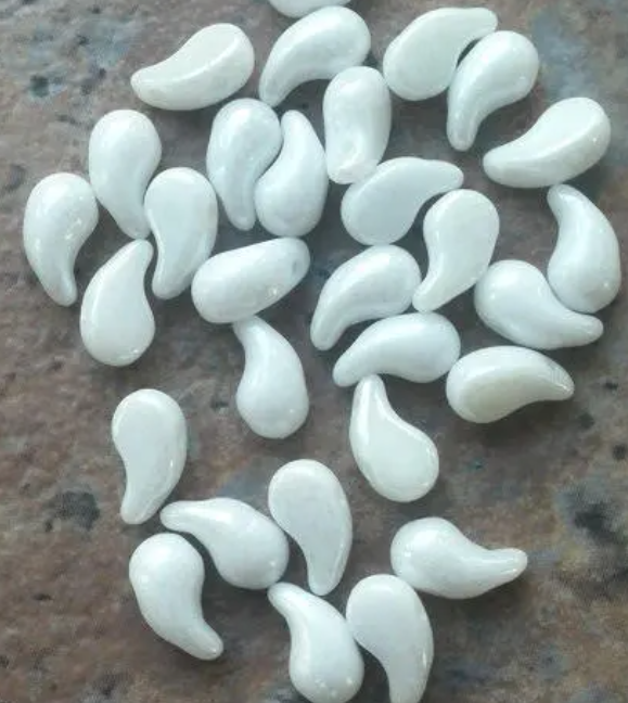 ZoliDuo Bead Right, MIXED COLORS Czech Glass 2-hole 5x8 mm, 28 Beads included