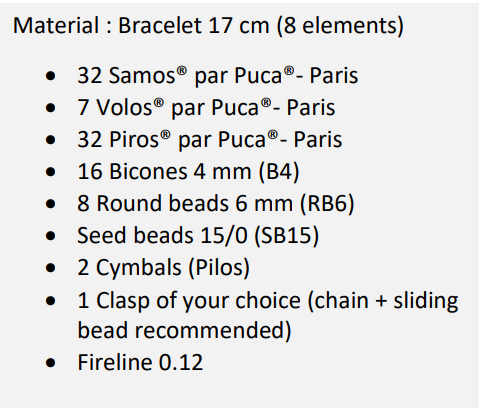 Astree Bracelet par Puca Pattern