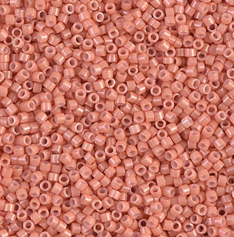 DB1363 11/0 Dyed Opaque Salmon Miyuki Delica