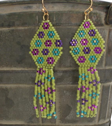Flower Power Earrings Tutorial