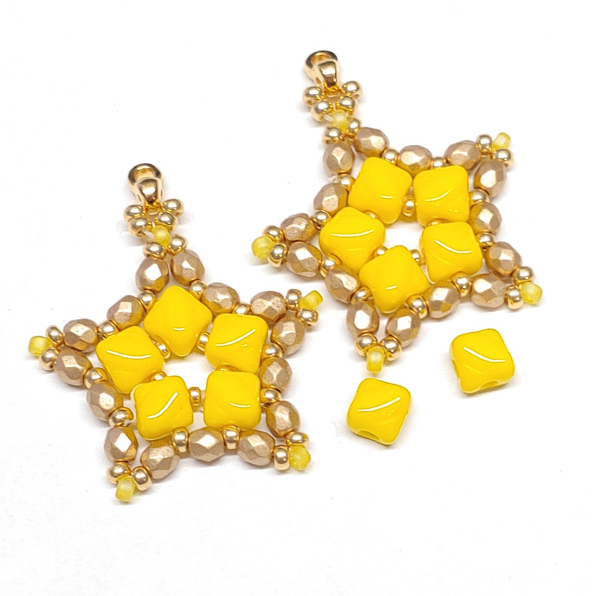 5mm Mini Silky Bead, 2 Hole Czech Glass-40 Beads
