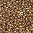 8/0 Duracoat Galvanized Miyuki Seed Beads, Champagne, 4204