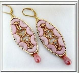 Arcos par Puca Red Metallic Matte, 3-Hole 5X10MM Czech Glass, 00030- 01890-30 Beads