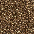 8/0 Metallic Light Bronze, Miyuki Glass Seed Bead, 457L-10 grams