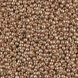 11/0 Duracoat Galvanized Miyuki Seed Beads, Champagne, 4204