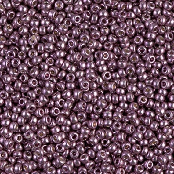 11/0 Duracoat Galvanized Miyuki Seed Bead, Eggplant, 4220