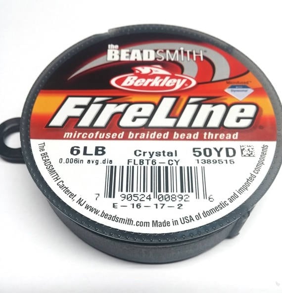 Fireline 6LB Crystal Beading Thread, 50 Yards