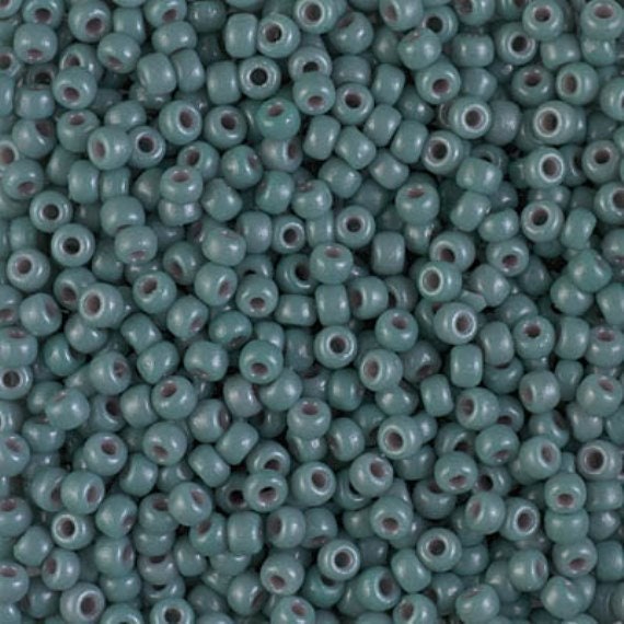 8/0 Duracoat Opaque Eucalyptus, Miyuki Seed Bead, 8-4481