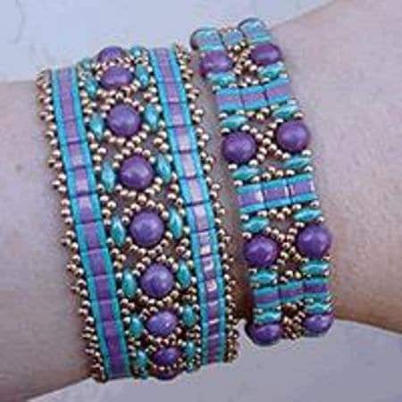 Miyuki Tila Beads-Tila, Half Tila or Quarter Tila Opaque Turquoise-412, 5 grams