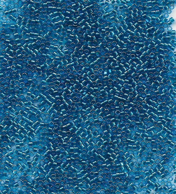 Miyuki 11/0 Delica DB2385 Inside Dyed Pacific Blue