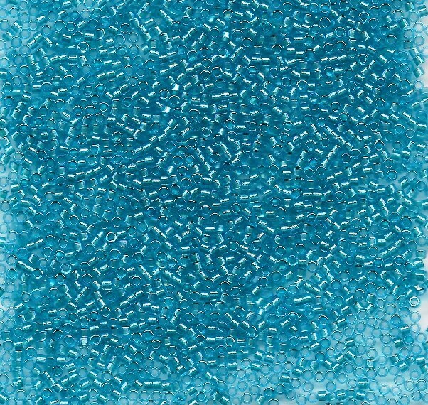 Miyuki 11/0 Delica 11/0 DB2382 Inside Dyed Aqua