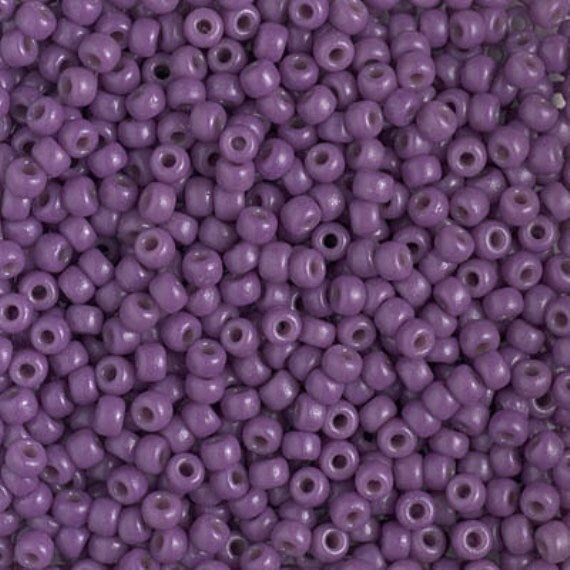 8-4490 Duracoat Opaque Anemone, Miyuki Seed Bead, 8/0