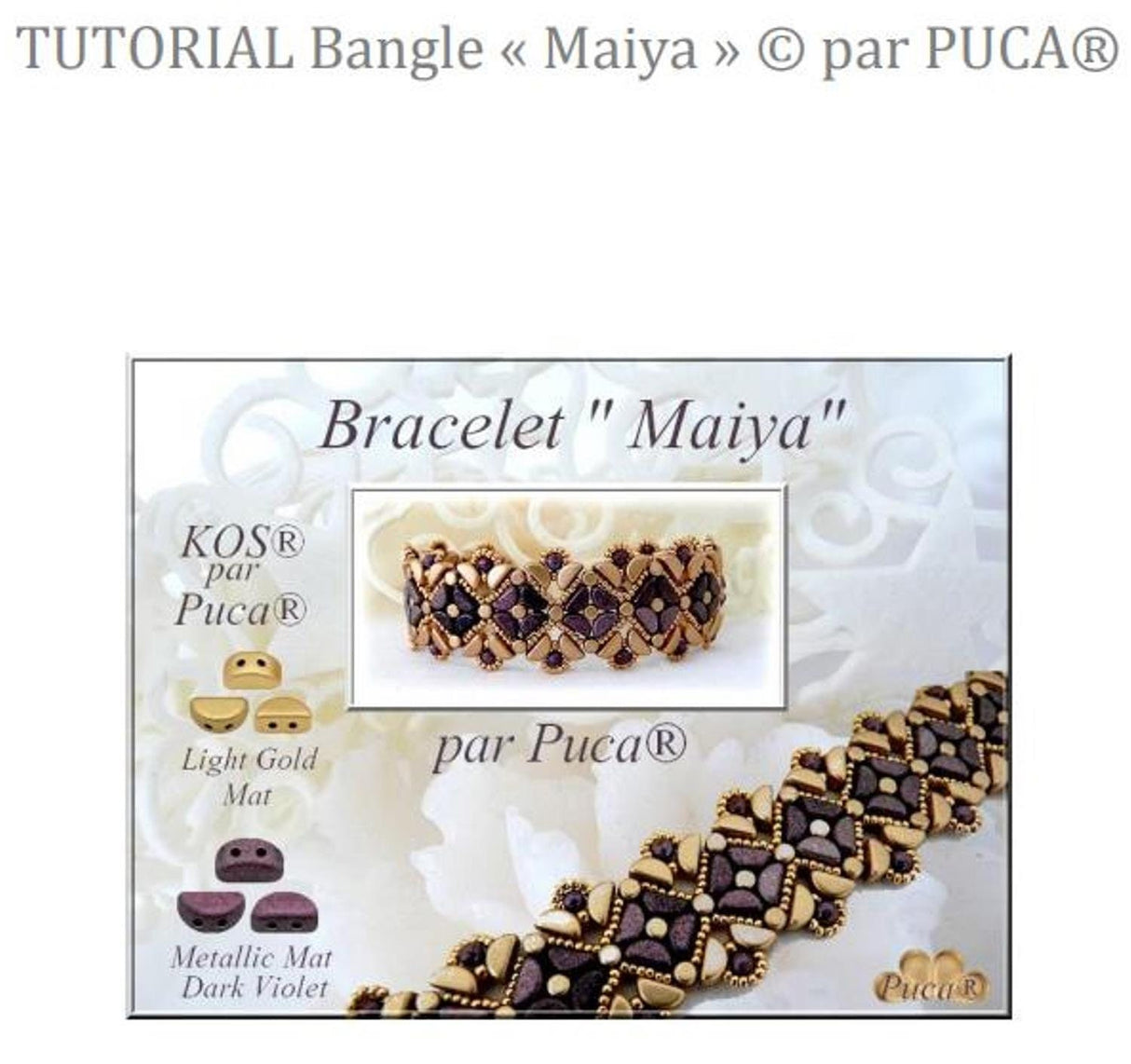 Last One....Kos® Par Puca® Red Metallic Matte, 2 Hole Czech Glass 6x3mm, 03000-01890-18.30 grams