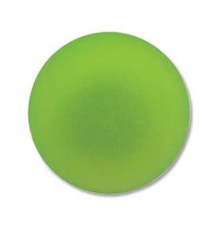 Lunasoft Lucite Cabochon Lime, 18mm Round, quantity 1
