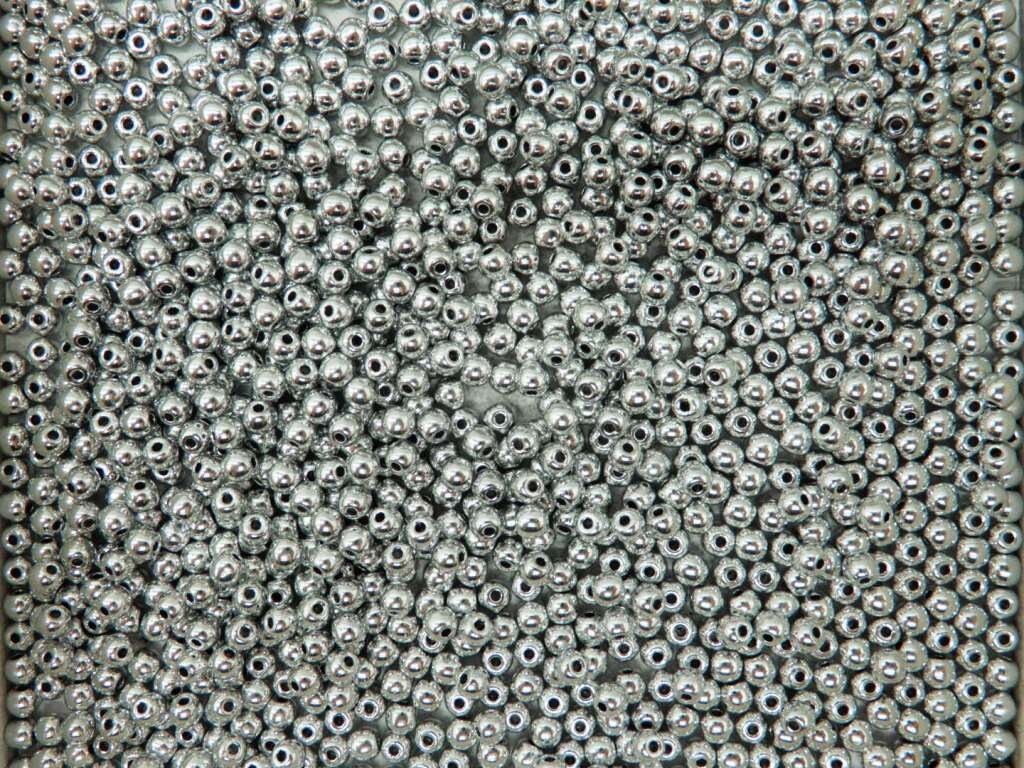 3mm Round Crystal Full Labrador Czech Glass Beads, 00030-27000