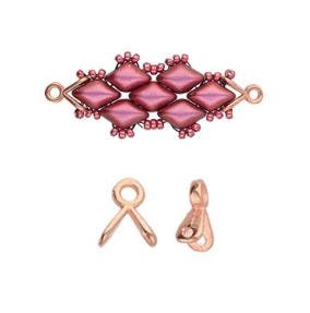 Cymbal Triades Gemduo Bead Ending, 012049, Choose your finish and quantity