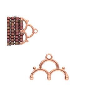 Cymbal Lakos lll Bead Ending 012234, 2 pieces Antique Brass-Discontinued