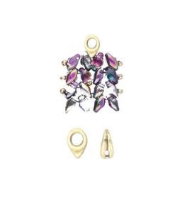 Cymbal Kolympos SuperDuo Bead Ending, 012357, 6 pieces or 20 pieces