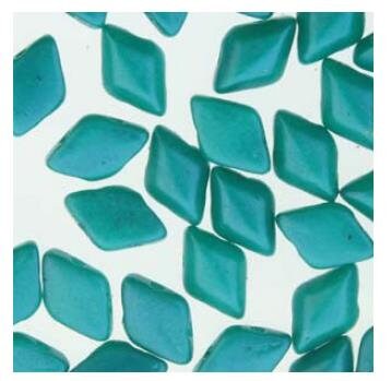 GemDuo Tropical Rainforest, 50 beads, 2-Hole Matubo Czech beads 8x5mm, 24514