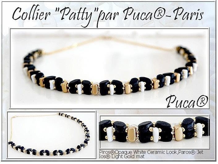 Piros Par Puca-Paris-Full Dorado, 2-Hole Bead 2X5X3mm Czech Glass, 5 grams