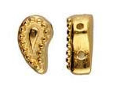 Cymbal Aylia Paisley Bead Substitute, 013085, 4 pieces - Choose your color