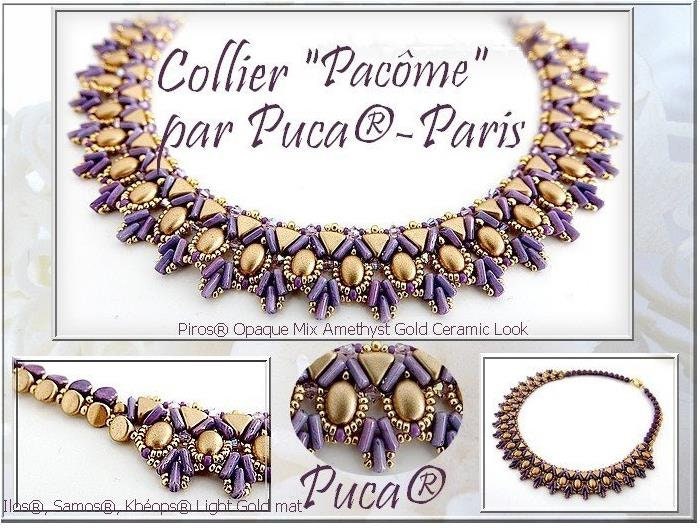 Piros Par Puca-Paris Argentees, 2-Hole Bead 2X5X3mm Czech Glass, 5 grams