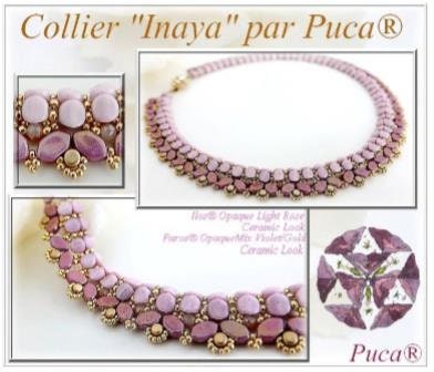 Paros® Par Puca® Light Gold Matte, 7 x 4mm, 60 beads