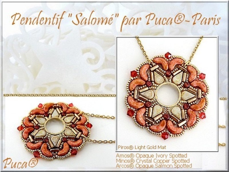 Last one....Arcos® par Puca® Spotted Metallic Matte Old Silver, 3-Hole 5X10mm Czech Glass, 34 Beads