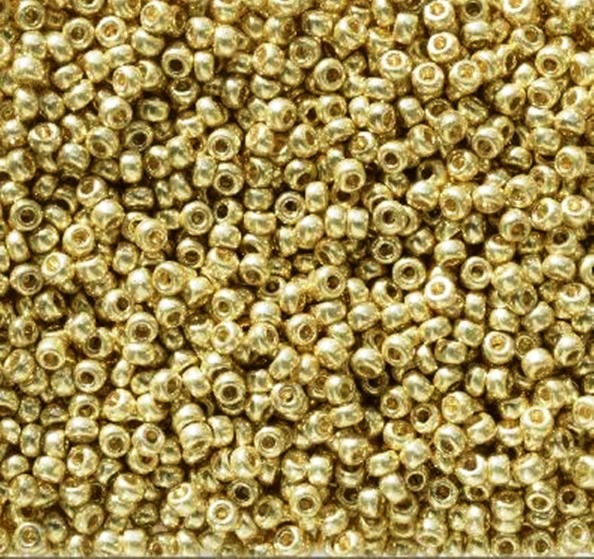 11/0 Duracoat Galvanized Miyuki Seed Bead, Yellow, 5102