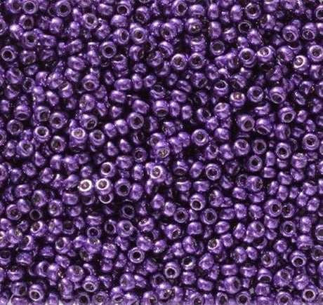 11/0 Duracoat Galvanized Miyuki Glass Seed Bead, Lilac Night, 5110
