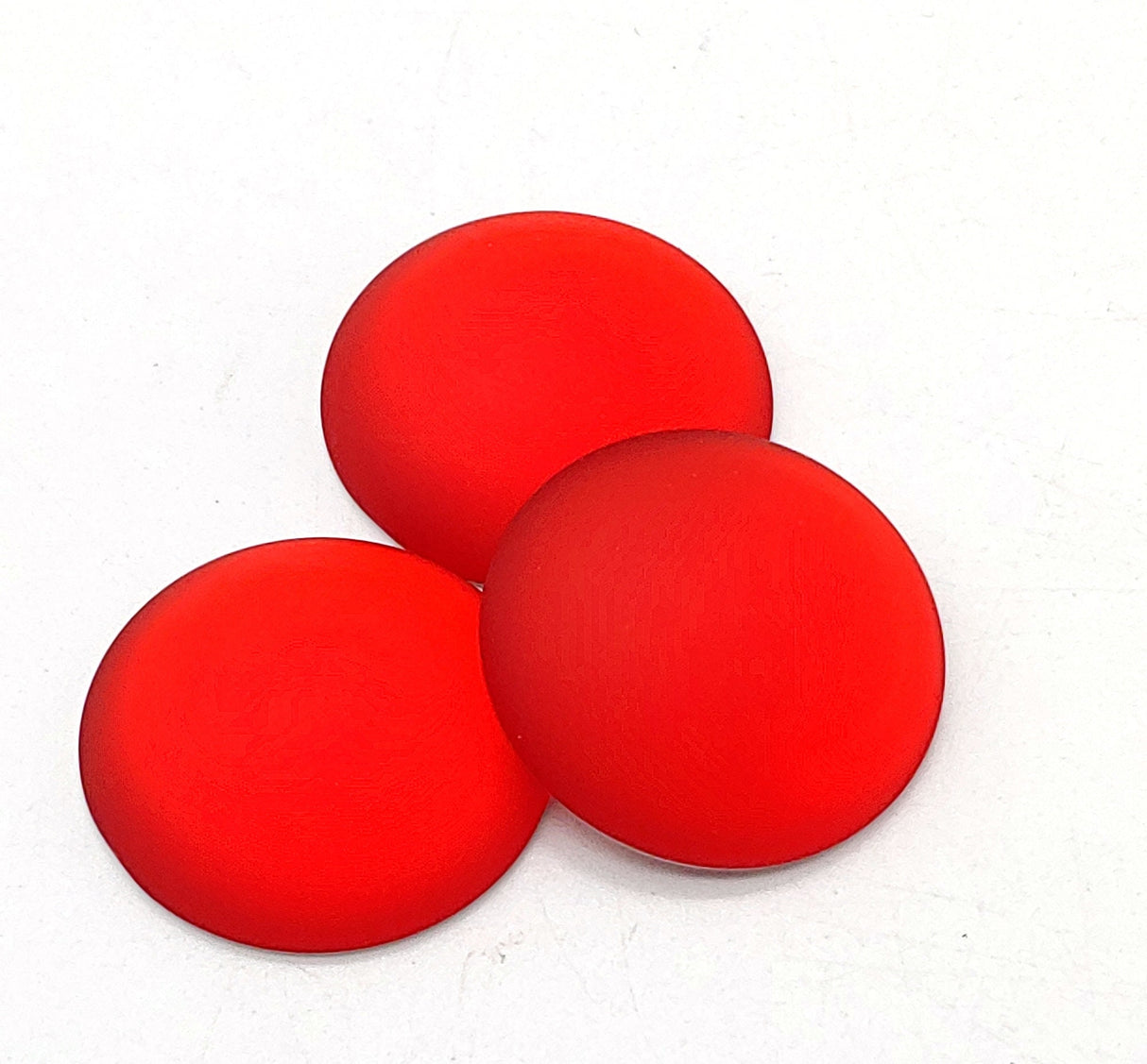 Lunasoft Lucite Cabochon Cherry, 18mm Round, quantity 1