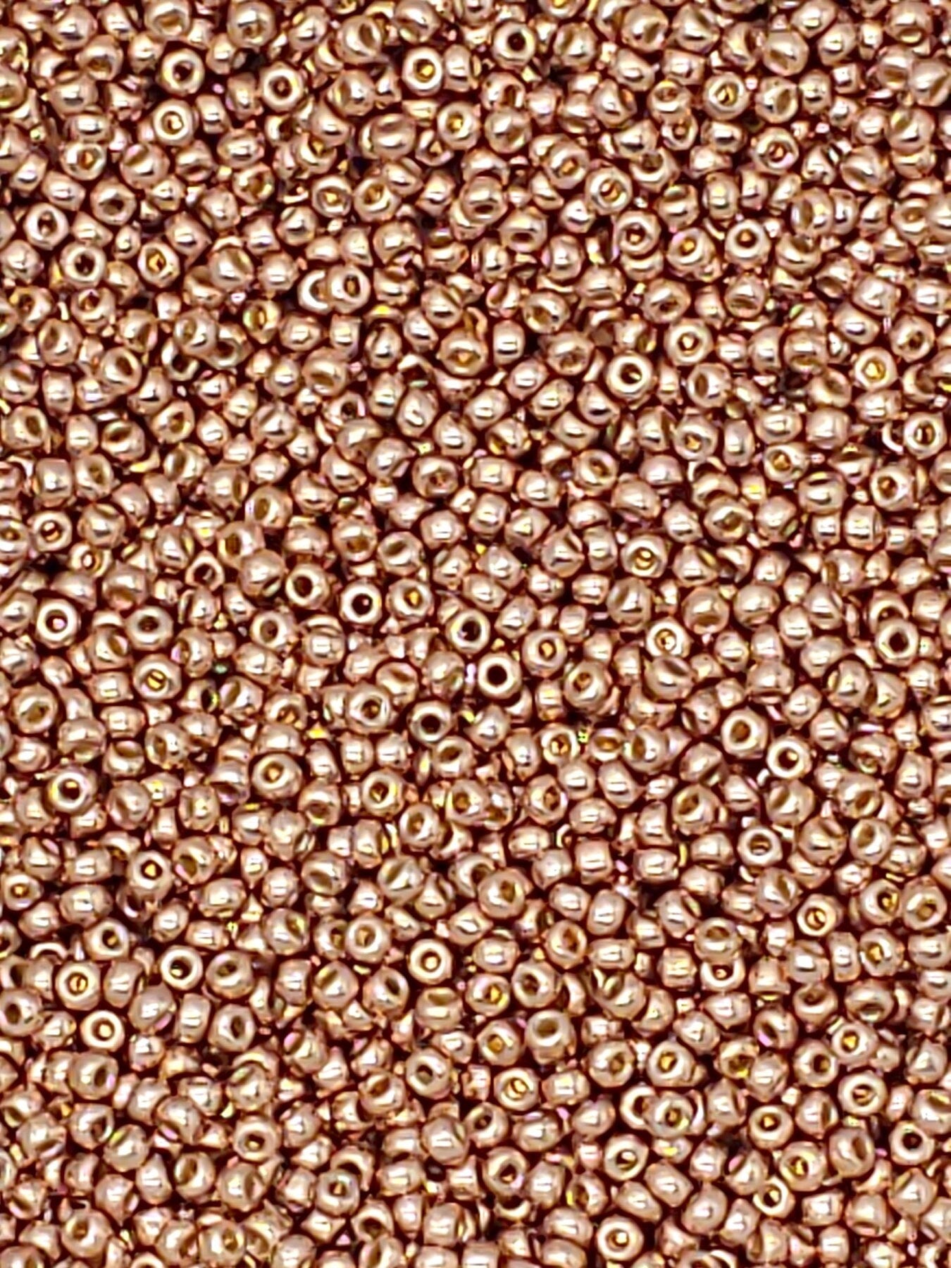 11/0 Duracoat Galvanized Miyuki Seed Beads Light Champagne, 5104