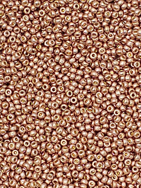11/0 Duracoat Galvanized Miyuki Seed Beads Light Champagne, 5104