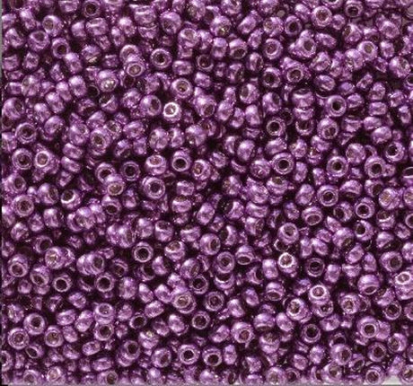 11/0 Duracoat Galvanized Miyuki Seed Beads, Purple Orchid, 5108