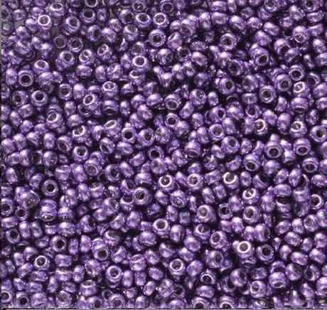 11/0 Duracoat Galvanized Miyuki Glass Seed Bead, Dark Lilac, 5109