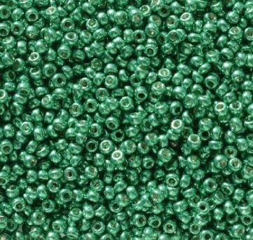 11/0 Duracoat Galvanized Miyuki Glass Seed Bead, Dark Aqua Green, 5106
