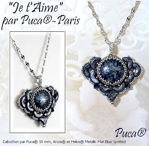 Je t' Aime Pendant Pattern