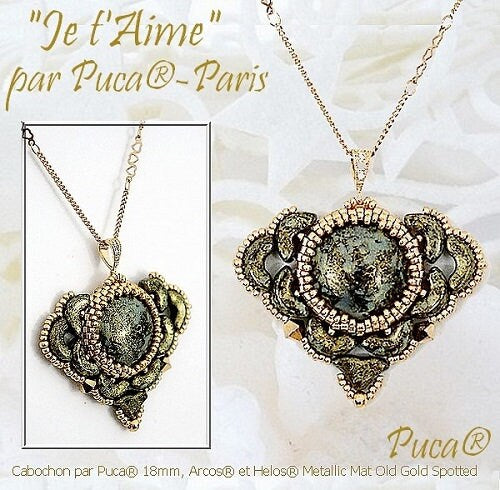 Je t' Aime Pendant Pattern