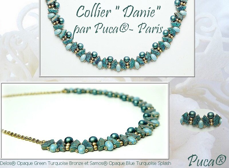 Delos Full Coatings 5 Colors Par Puca ® 3 Hole 6x11mm-25 Beads**See pattern section, Free patterns if not added to cart