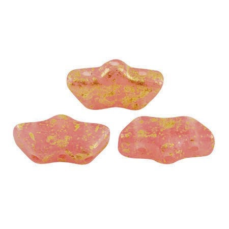 Delos Splash 6 Colors Par Puca® 3 Hole 6x11mm-25 Beads**See pattern section, Free patterns if not added to cart