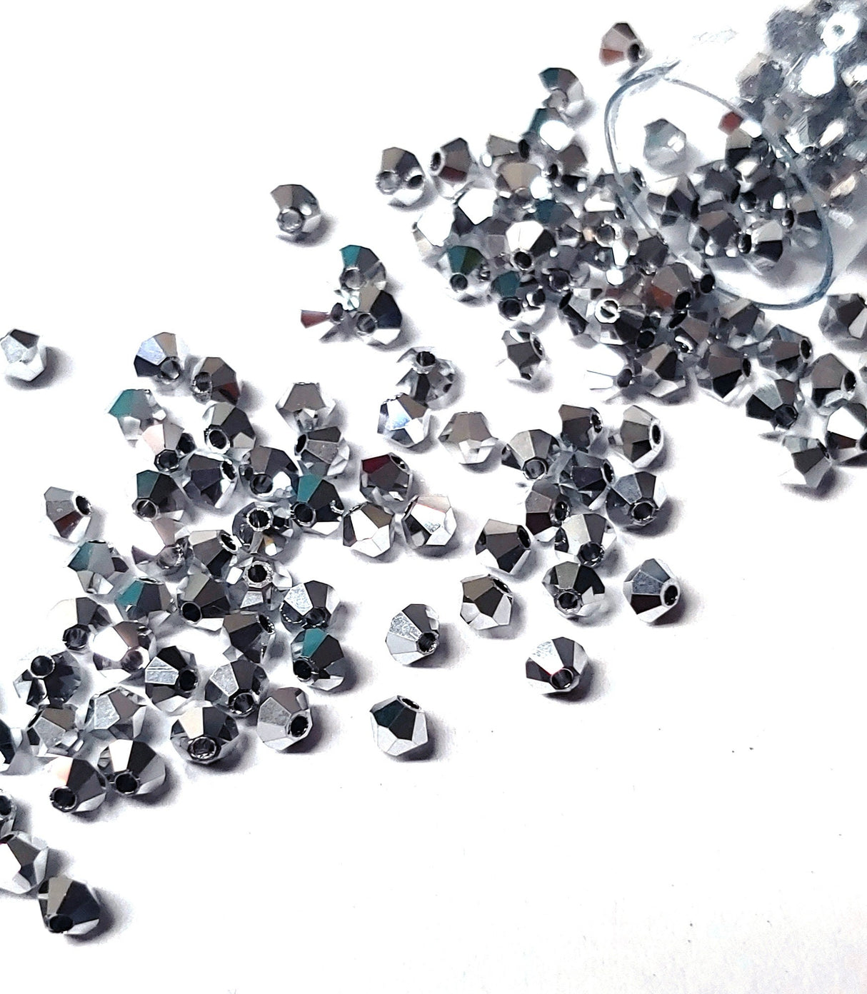 Preciosa 3mm Crystal Labrador Full, Crystal Bicone - 36 pieces