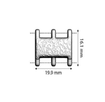 Cymbal NISIDA III - Magnetic Clasp, 012825 1 piece - Chose the color you want to purchase