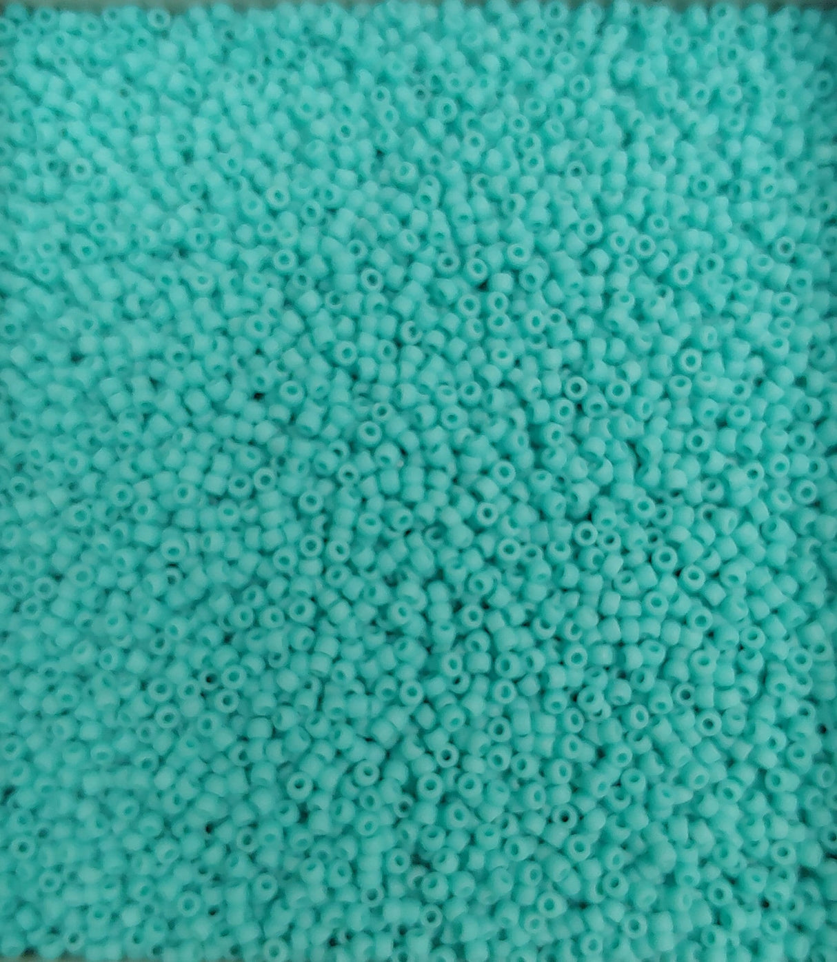 11/0 Opaque Matte Turquoise, Toho 11-55F Seed Bead 10 grams
